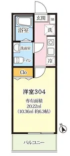 Sea South寺前【3階】の間取り