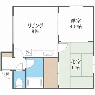 サンハイツ【3階】の間取り