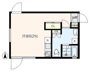 ブライトレジデンス江古田【2階】の間取り