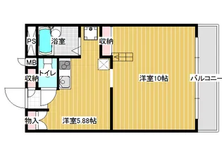recreo【3階】の間取り