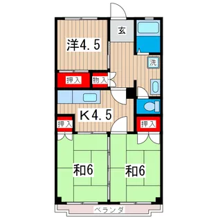 3Kの間取り画像