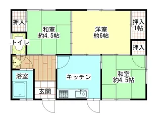 広島県福山市西深津町4【一戸建】の間取り