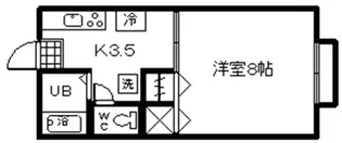 都ヶ丘ガーデンハイム【2階】の間取り
