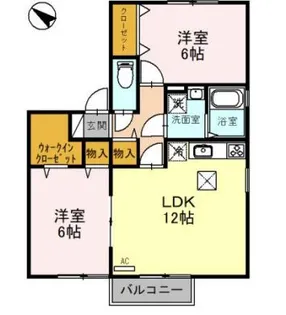 埼玉県川口市東川口6【アパート】の間取り