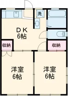 第一都ハイツ【1階】の間取り