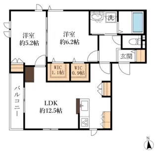 Chez ASAKA文京(シェ アサカ)【2階】の間取り