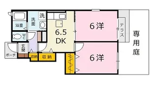 広島県安芸高田市吉田町吉田【アパート】の間取り