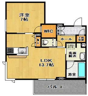 アリビオ本町【1階】の間取り