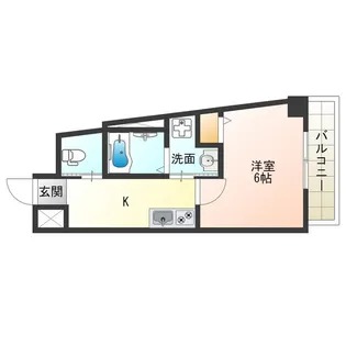 大阪府大阪市福島区吉野5【マンション】の間取り