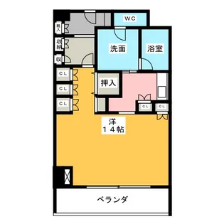 メイビル向陽町【3階】の間取り