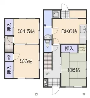 広島県広島市西区己斐上3【一戸建】の間取り