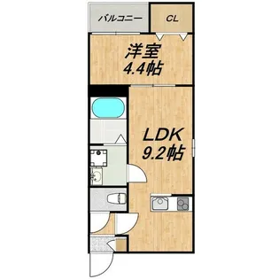 LECOCON一宮V【3階】の間取り