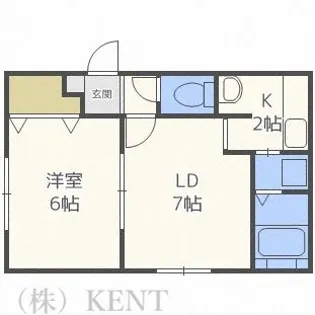 パルテール発寒III【3階】の間取り