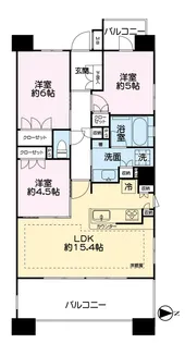 プライム金沢文庫【6階】の間取り