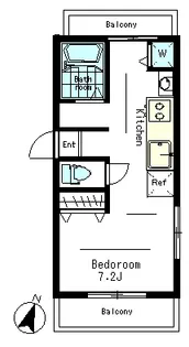 ボヘミアン【2階】の間取り