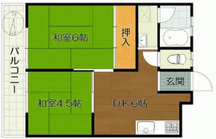 平塚第2マンション【2階】の間取り