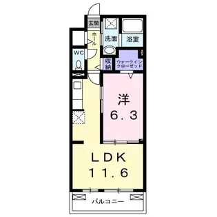 クオーレD【2階】の間取り