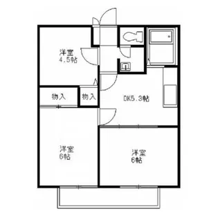 メゾン・ボアコリーヌ【2階】の間取り