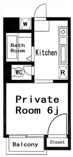 ドリーム野中【1階】の間取り