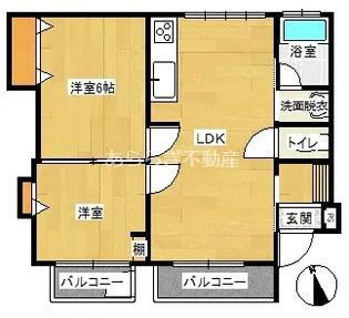 静岡県浜松市中央区天王町【マンション】の間取り