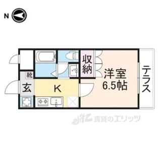 キャンディ・ポット【1階】の間取り