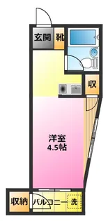 神奈川県川崎市中原区井田1【アパート】の間取り