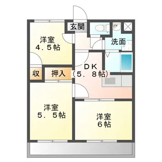 フォレストヴィラ【2階】の間取り