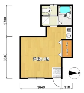 チェリーコーポ【1階】の間取り