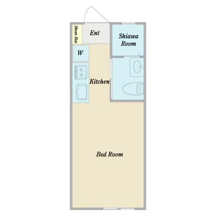 メゾングリシーヌ【1階】の間取り