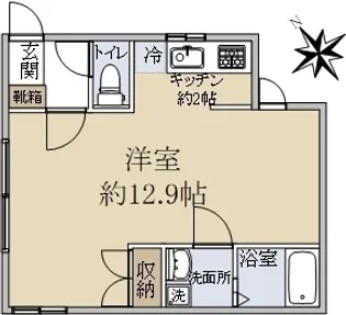 イーストグレーコート【2階】の間取り