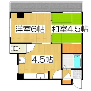STビル【6階】の間取り