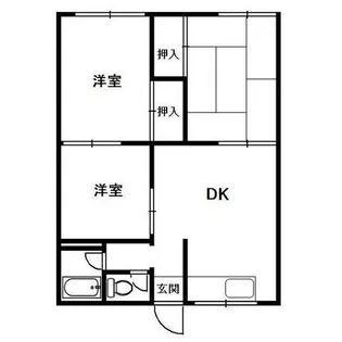 志田ハイツ【1階】の間取り