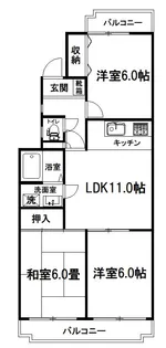 埼玉県さいたま市大宮区高鼻町2【マンション】の間取り