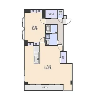 カーサピッコラ前橋【3階】の間取り