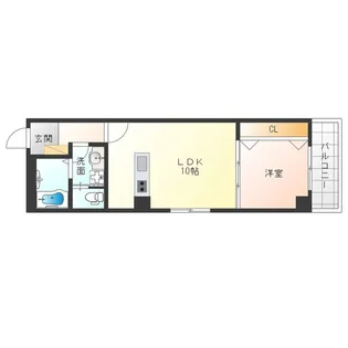 Raffine大阪九条【3階】の間取り