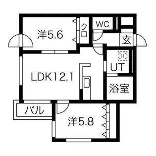 LAMAIN RISO(ラマンリーゾ)【1階】の間取り