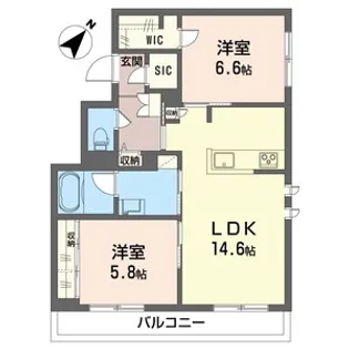 SHM アヴニール【3階】の間取り