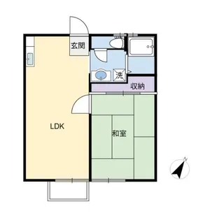 ハイライフ雅【2階】の間取り