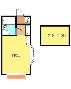 コーポ有木【2階】の間取り