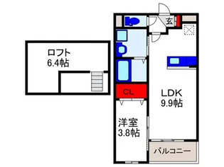 カ-サ デ カロ-レの間取り
