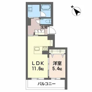 Sメゾン勝川【2階】の間取り