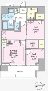 ラグゼナ八王子寺町【11階】の間取り