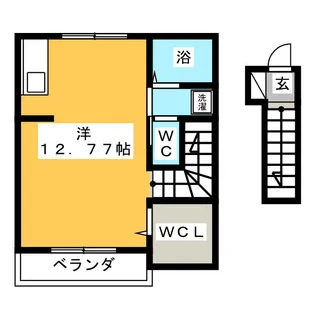 Sカーサ溝ノ口D棟【2階】の間取り