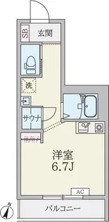 Ma Cachette【2階】の間取り