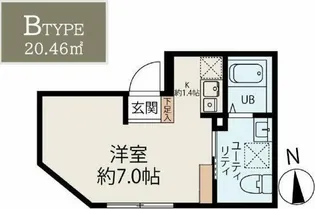 東京都墨田区東向島5【マンション】の間取り