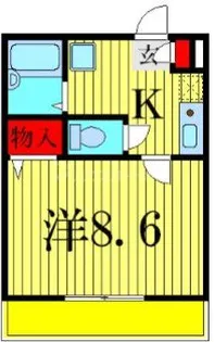 プリマベーラお花茶屋【1階】の間取り