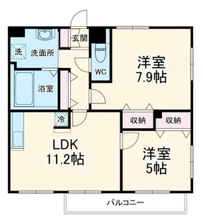 Hill’s K【1階】の間取り