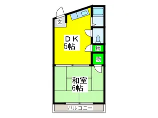 クイーンズコート2号館【3階】の間取り