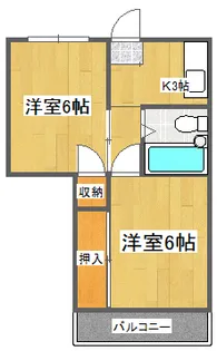 2Kの間取り画像