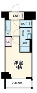 Le’a横濱天王町弐番館【4階】の間取り